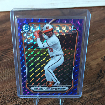 Bowman Chrome 2026 Pedro Gomez Orioles 1st Bowman Purple Geometric /250 BCP-227