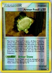 Armor Fossil 116/123 Mysterious Treasures Reverse Holo