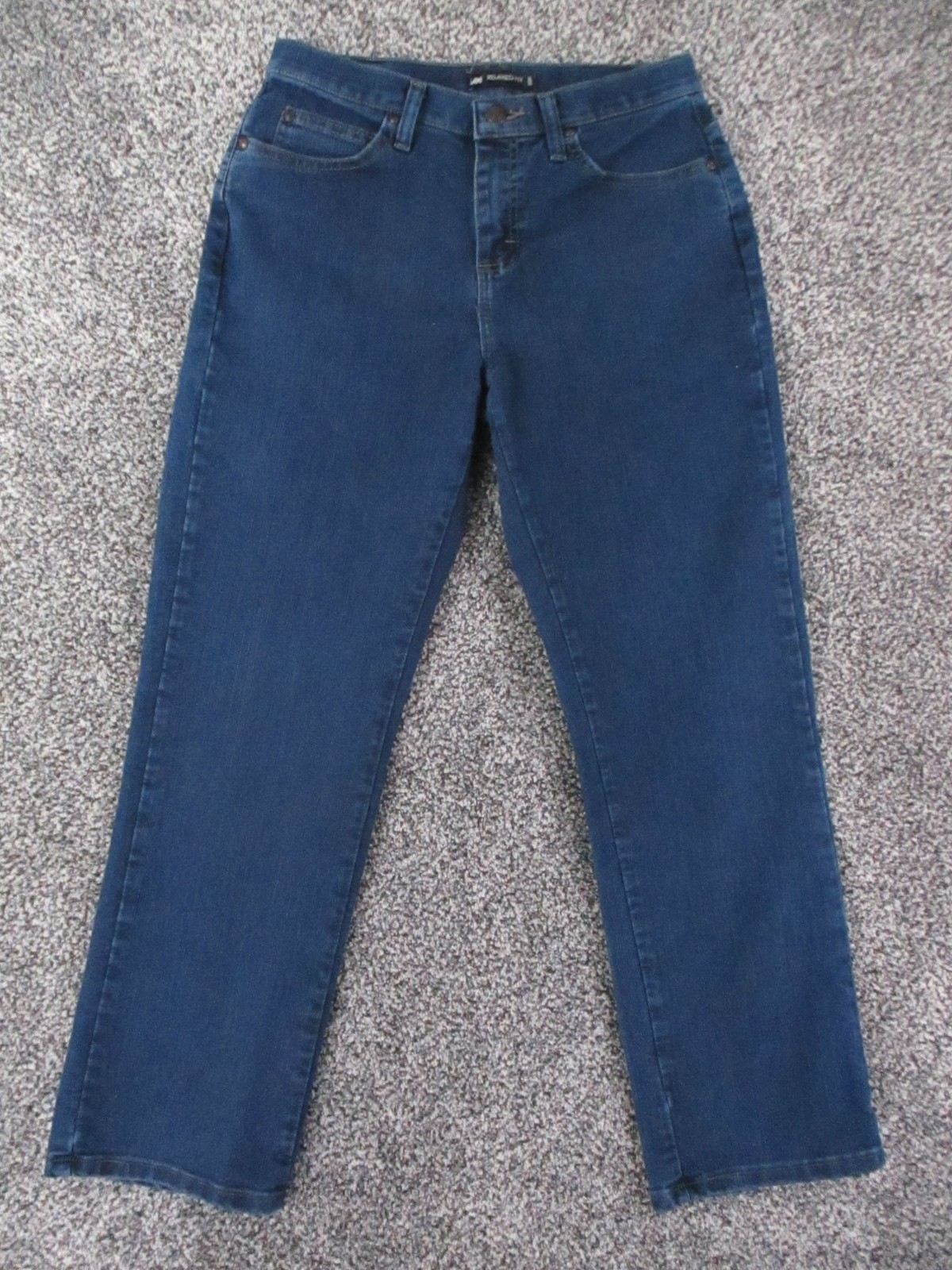 Womens 6 Short Blue Mid Rise Denim Classic 28x29