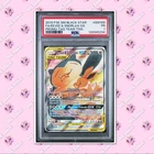 PSA 1 Eevee & Snorlax GX SM169 Full Art Black Star Promo Tag Team TCGKITTEN
