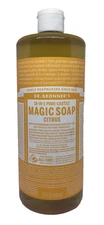 Dr. Bronner's Magic Citrus Liquid Soap Bodywash 32 fl oz Organic Certified Oils