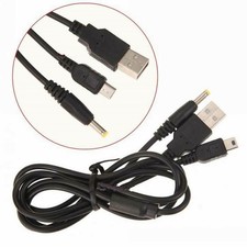 120CM 2 In 1 USB Data Charge Cable Cord For For PSP1000 PSP2000 PSP3000 a