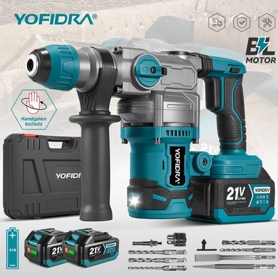 3500W SDS+ Bohrhammer Stemmhammer Meißelhammer Schlaghammer mit Koffer,Zubehör