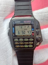 Vintage Casio 1174 CMD-40 Calculator Tv Remote Control Digital Japan Men's Watch