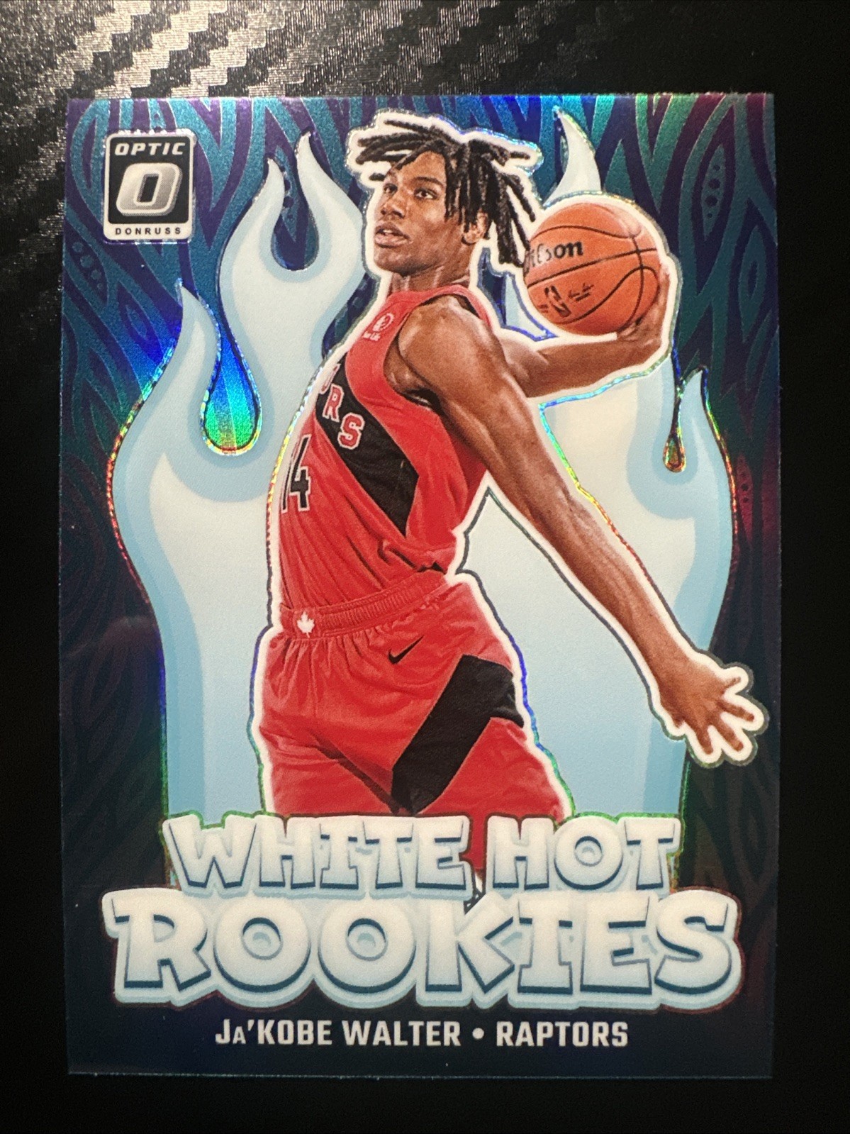 2024-25 Donruss Optic Ja’Kobe Walter White Hot Rookies Holo Silver Prizm (F4)