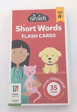 jr. Explorers 35 Flash Cards Each Box - Short Words- 4 yrs 