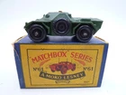 VINTAGE MOKO LESNEY No.61a FERRET SCOUT CAR IN ORIGINAL BOX 1959