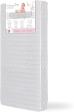 Dream on Me Honeycomb Orthopedic Firm Fiber Standard Baby Crib Mattress, Greengu