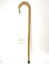 Unique Utility Wide-Crook Hardwood Cane 38 inches S9