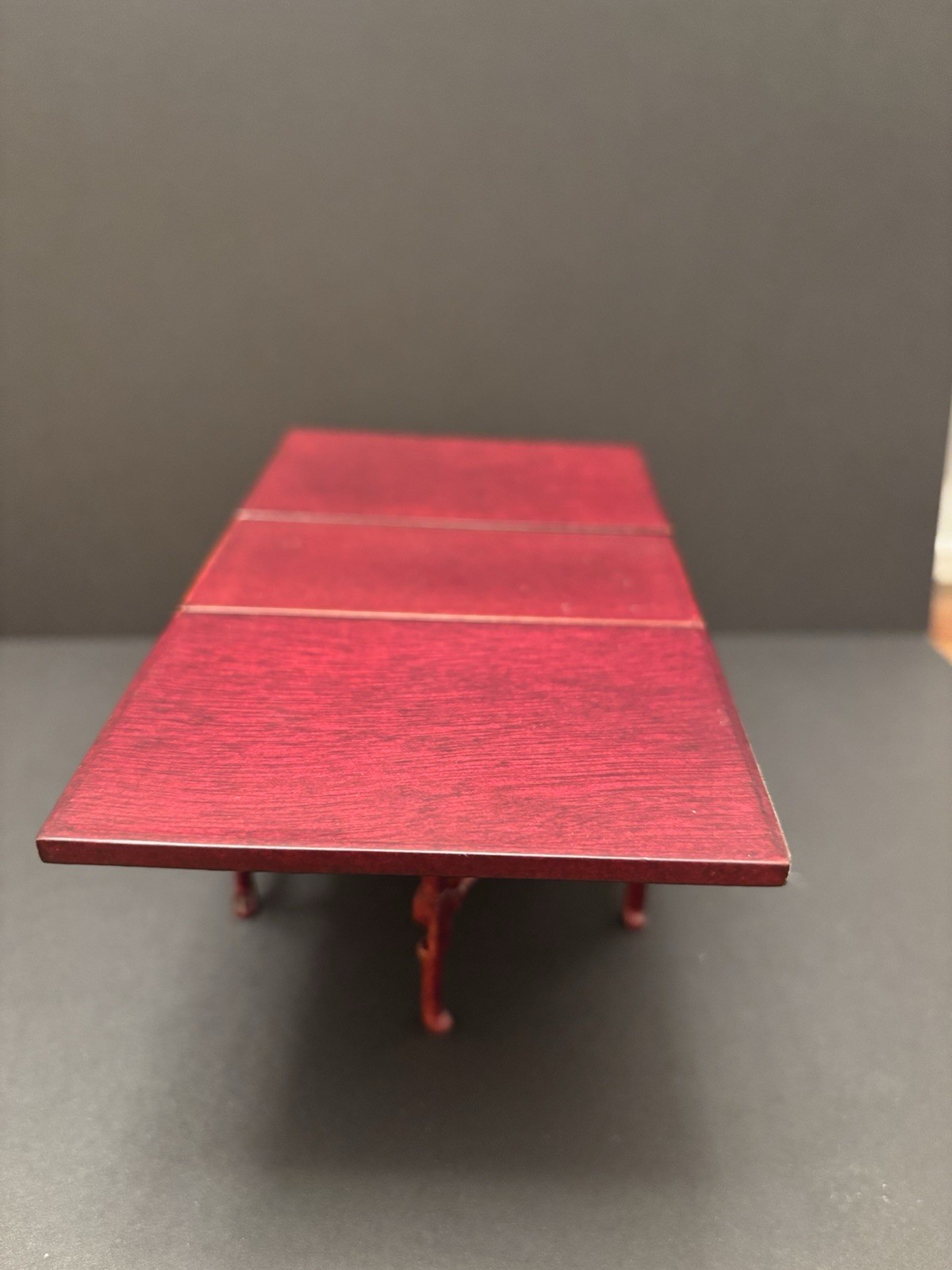Miniature 1/12 Scale Drop Leaf Table Bespaq Cherry Wood