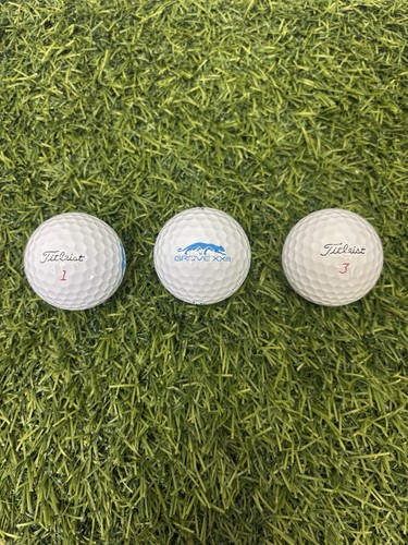 Titliest ProV1x Grove XXII 23 Micheal Jordan 3 pack Golf Balls