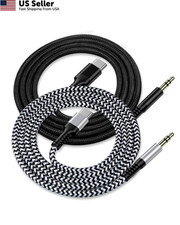 USB C to 3.5mm Aux Audio Cable 2-Pack 3.3ft for iPhone Samsung Pixel USA