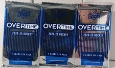 Upper-deck Overtime Promo Pack 2024-25!!(3 packs!)