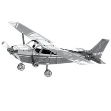 Metal Aircraft Cessna 172 Skyhawk Light aircraft Cut Model Kit Gift