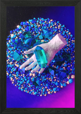 Fragmente der Realität 2 gerahmtes Wandbild Poster Leinwanddruck Bild