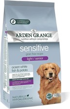 Dog Sensitive Light & Senior Dry Food Arden Grange 2kg 12.27 per kilo