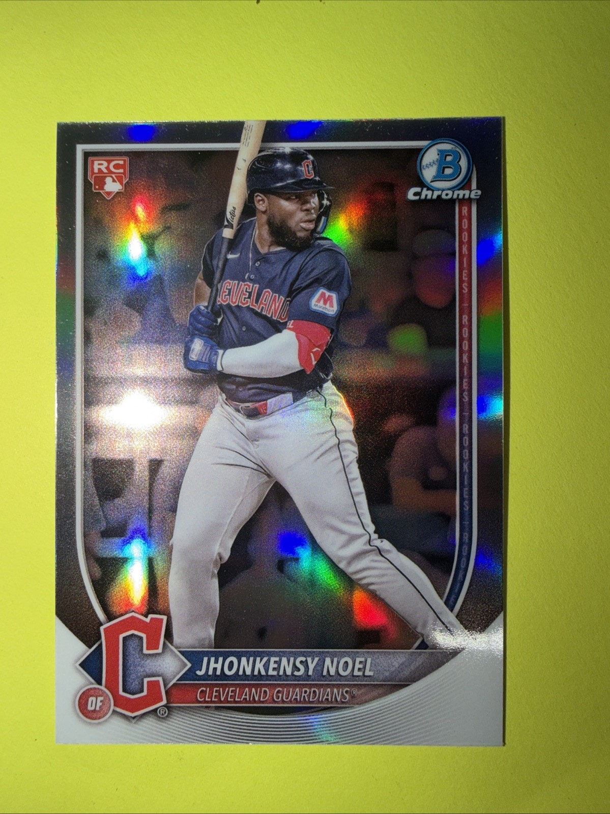 2025 Bowman Chrome Baseball Jhonkensy Noel #81 Red Rookie Logo SP