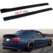 2x Aufsatz Seitenschweller Glanz Schwarz passend f�r BMW 4er F32 F33 F36 2013-21
