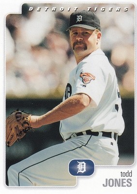 2000 Detroit Tigers Player Card Set #59 Todd Jones + Yes 4 Free Mystery Cards