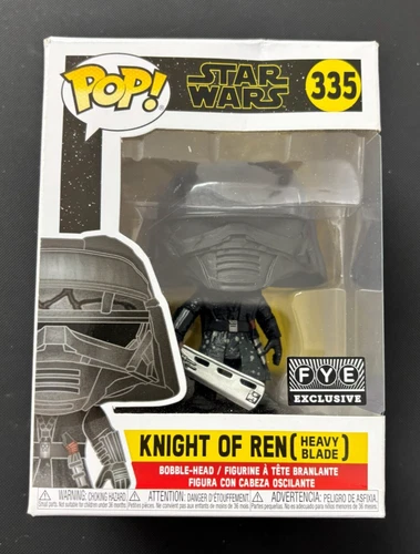 Funko POP Star Wars Knight Of Ren (Heavy Blade) 335 FYE Unopened Box Damage