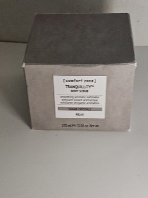 Comfort Zone Tranquillity Body Scrub Sugar Crystal. 270ml 10.06 oz New Sealed.