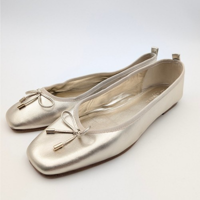 #ad #ad Marc Fisher Ubet Slip On Ballet Flats Women#x27;s Metallic Gold Size US11M EU42 $21.95