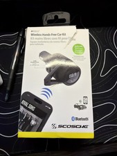 Scosche BTFREQ Wireless Hands-Free Car Kit - 2 USB charging ports