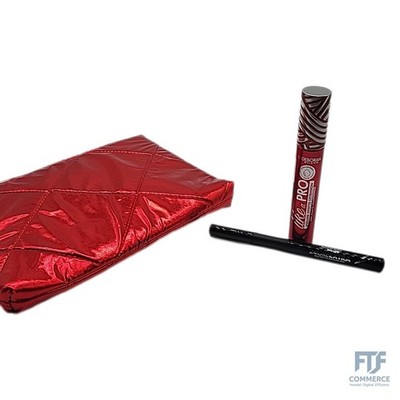 Deborah Milano Idea Geschenkbeutel, inkl. Mascara Like a PRO und Eyeliner Pen 24
