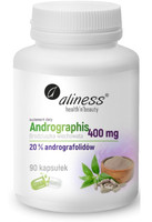 Aliness Andrographis 400 Mg 20 % 90 Vegane Kapseln