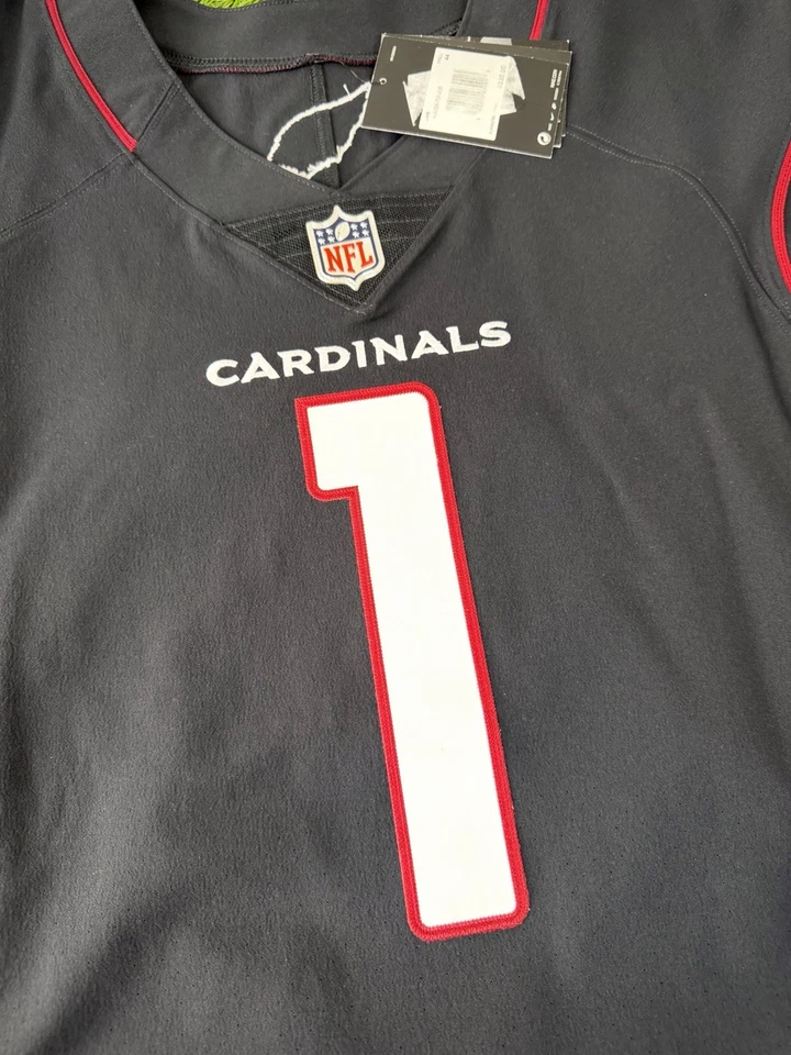Kyler Murray Arizona Cardinals Nike Vapor Elite Authentic Black Alternate Jersey - Image 4 of 4