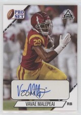 2021 Leaf Pro Set College Vavae Malepeai #PS-VM1 Auto 05ov