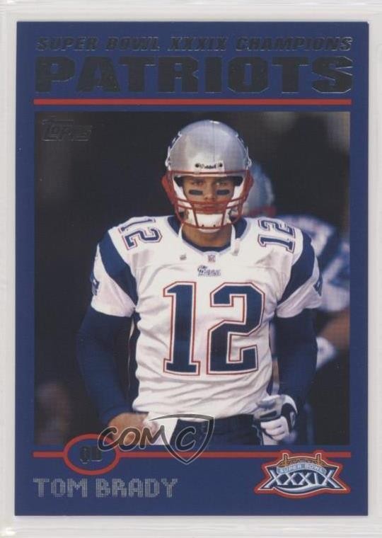 2005 Topps New England Patriots Super Bowl XXXIX Champions Box Set Tom Brady b5y