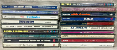 Music CD 19 Piece Lot: Compact Discs: Pop, R&B, 90s, TLC, Aaliyah, R Kelly