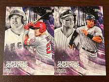 2018 Topps Baseball Superstar Sensations Complete Series 2 Insert Set (50)