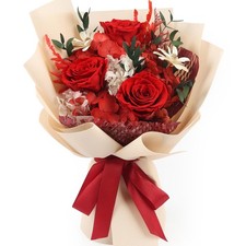 Preserved Rose Bouquet Forever Flowers Lasts 3-5 Years Anniversary Gift