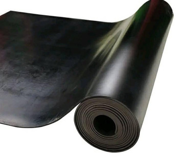 Solide schwarze Neopren Gummiplatte - verschiedene Größen & Stärken