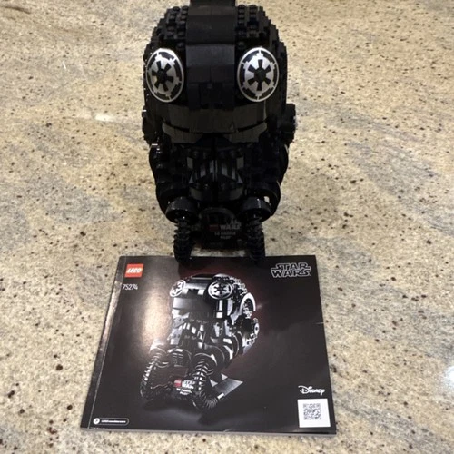LEGO Star Wars TIE Fighter Pilot Helmet 75274 Complete Set with Manual