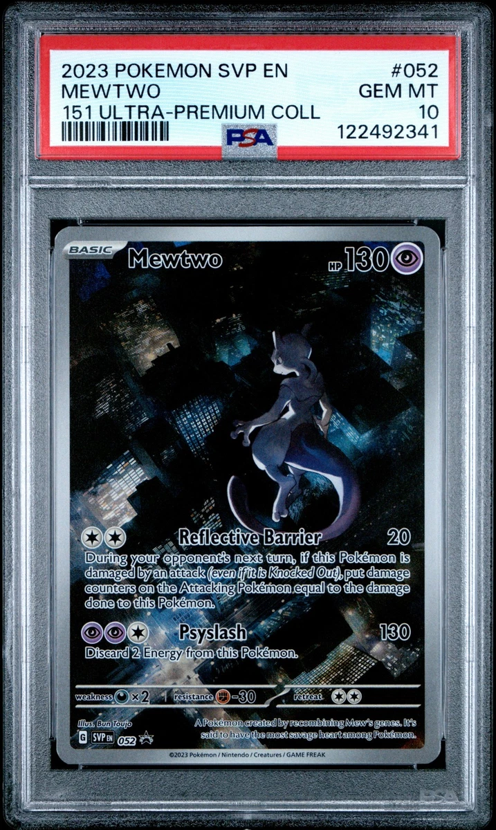 Mewtwo Pokémon TCG Professional Sports Authenticator (PSA) Grade