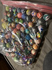 VINTAGE Vending Machine Bouncy Balls Rubber Lot Of Around 80 Random