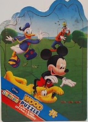CARDINAL GAMES, Puzzle 12 Teile MICKEY und seine Freunde, , CARG36668-1