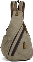 Canvas Sling Bag Rucksack Damen Herren – Schulterrucksack UmhäNgetasche Crossbag
