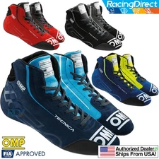 OMP - Tecnica FIA8856 Shoes | MY2025 | FIA-Rated Auto Racing | Ships from USA