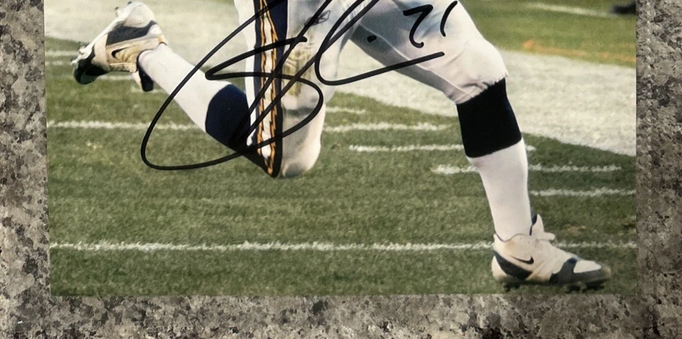 Foto firmada con autógrafo de LaDainian Tomlinson de 8x10 cargadores de San Diego *VER FOTOS* Foto 3 de 4