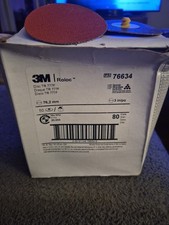 3M Roloc Discs, 80 Grade, 3" Diameter, Box Qty 50.