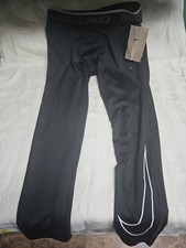 Size S -Nike Men  s Pro Dri-fit 3/4 Length Training Tights, Black/White Tight NWT