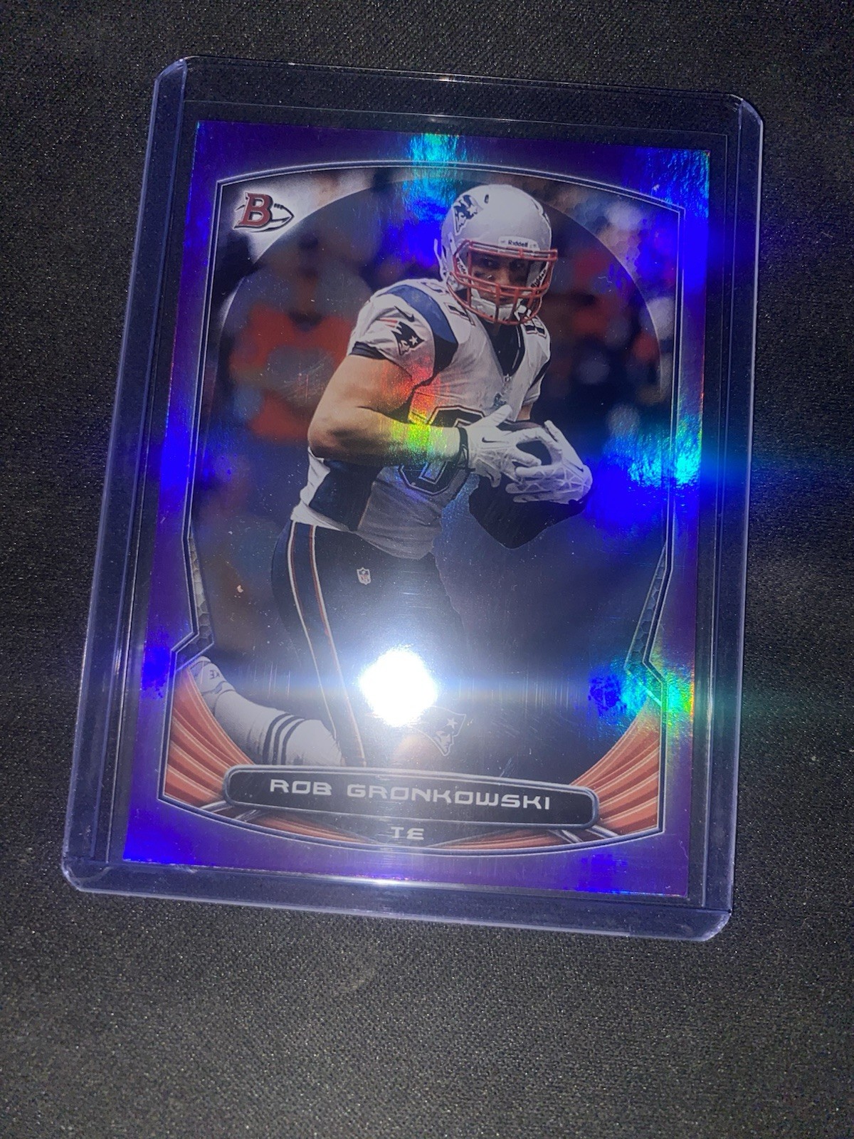 2014 Bowman - Rob Gronkowski #28 Purple