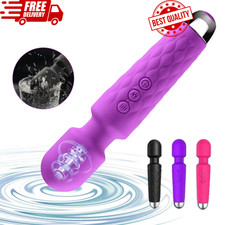 Mini Multi-Speed Magic Massager Wand Massage Powerful Full Body USB Rechargeable