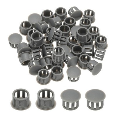 Plastic Hole Plugs, 99 Pcs 1/2''(13mm) Round Plastic Hole Caps, Gray