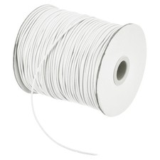 White 1.5mm Waxed Cord 175 Yard Wax Bead Thread String for Jewelry Making