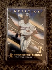 2023 Bowman Inception - Mairoshendrick Martinus #53 Blue Foil /99 (RC) Dodgers